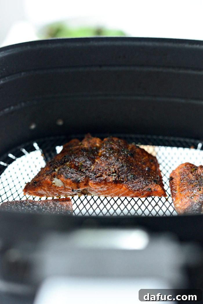 Chipotle-Kissed Salmon BLT 12 Air-fried Mexicali seasoned salmon filets
