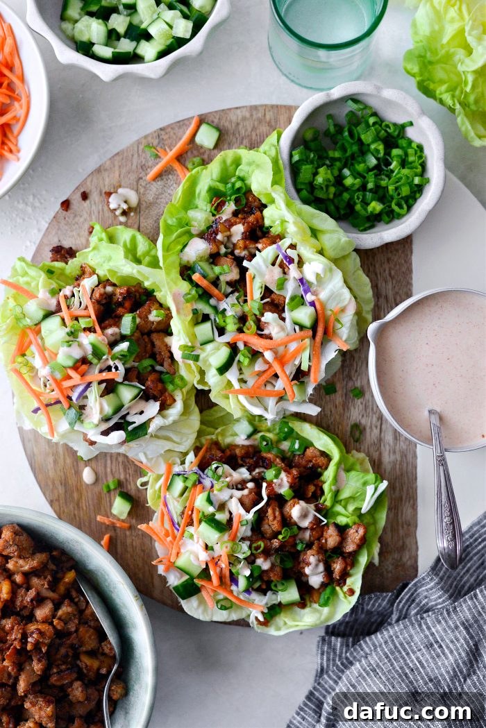 Sweet Heat Chicken Lettuce Cups 3 Hot Honey Chicken Lettuce Wraps