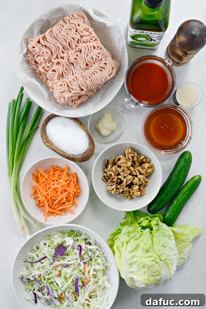 Sweet Heat Chicken Lettuce Cups 4 Ingredients for Hot Honey Chicken Lettuce Wraps