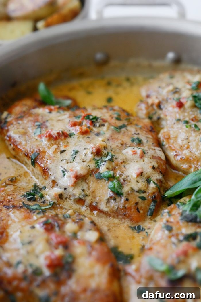 The I Do Chicken 3 Golden-brown chicken in a creamy sun-dried tomato sauce, Marry Me Chicken