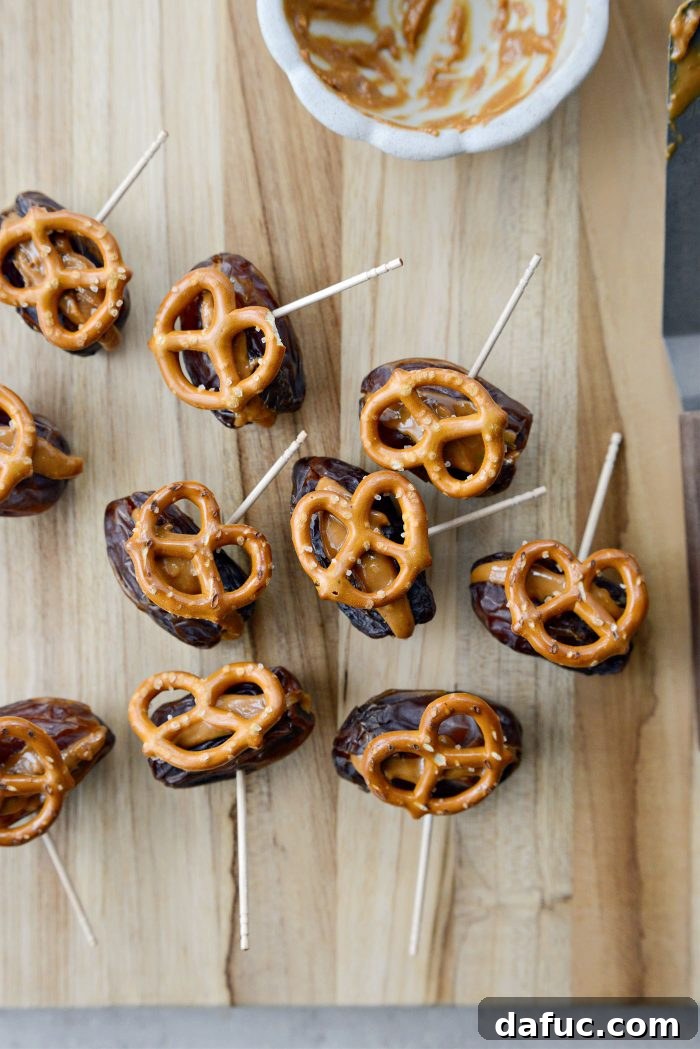 Five-Star Stuffed Dates 7 Insert toothpicks into stuffed dates for easy dipping