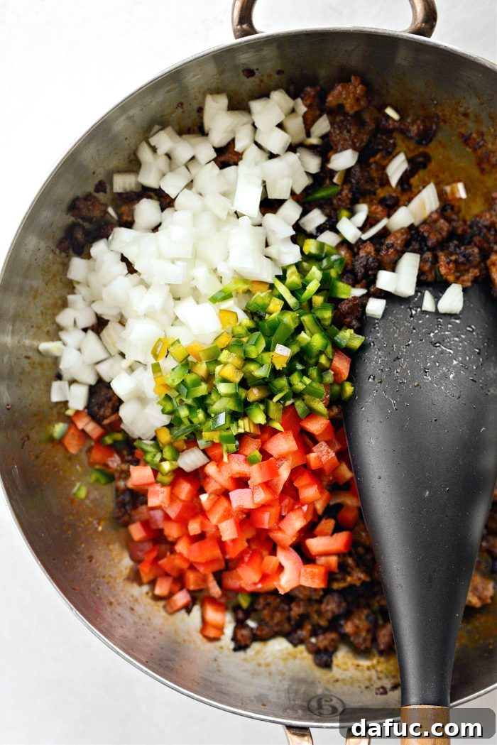 Cooked, deeply golden brown, and crispy chorizo in a skillet