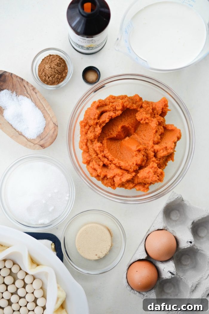 Essential Ingredients for a Classic Pumpkin Pie