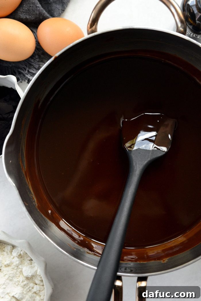 heat on low, stirring until melted