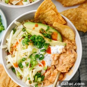 Slow Cooker Buffalo Chicken Chili