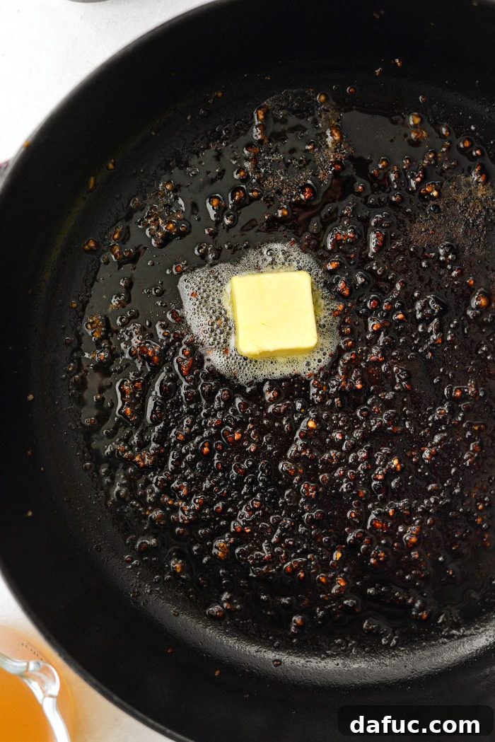 add butter to pan