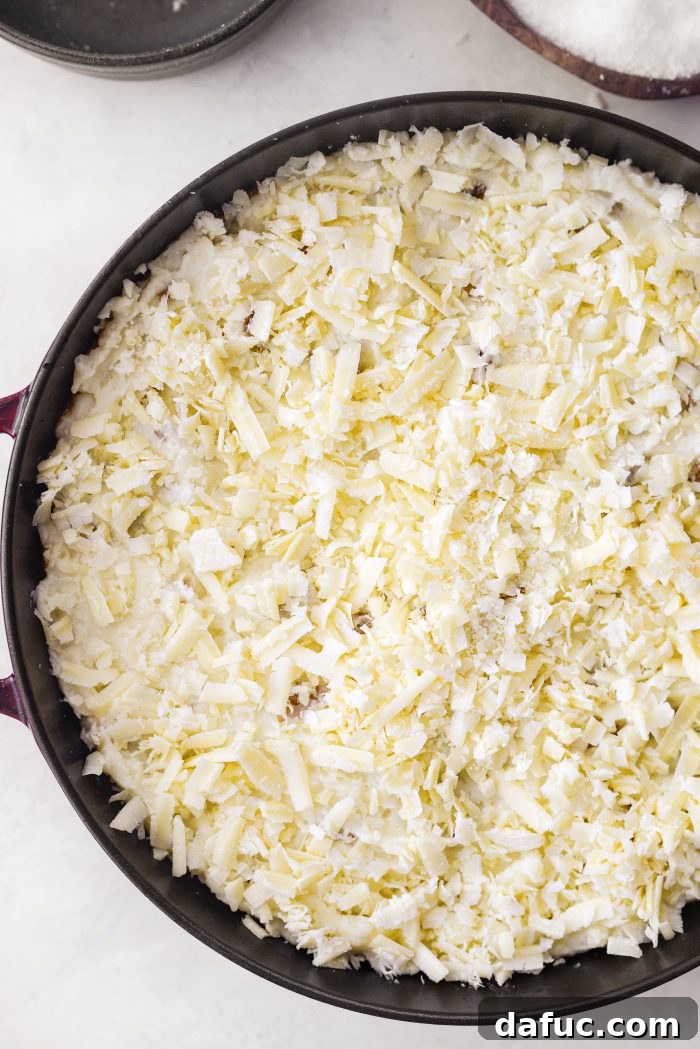 top with remaining cheese