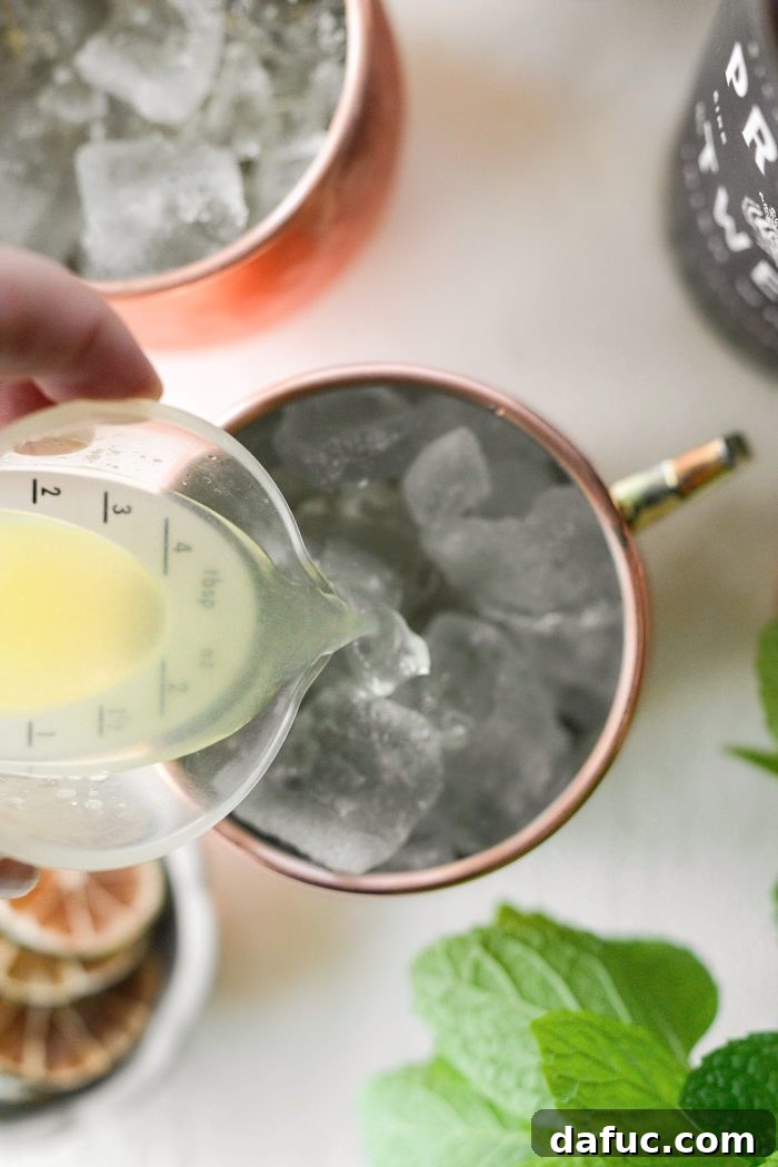 Emerald Kick 7 Add 1 ounce of fresh lime juice