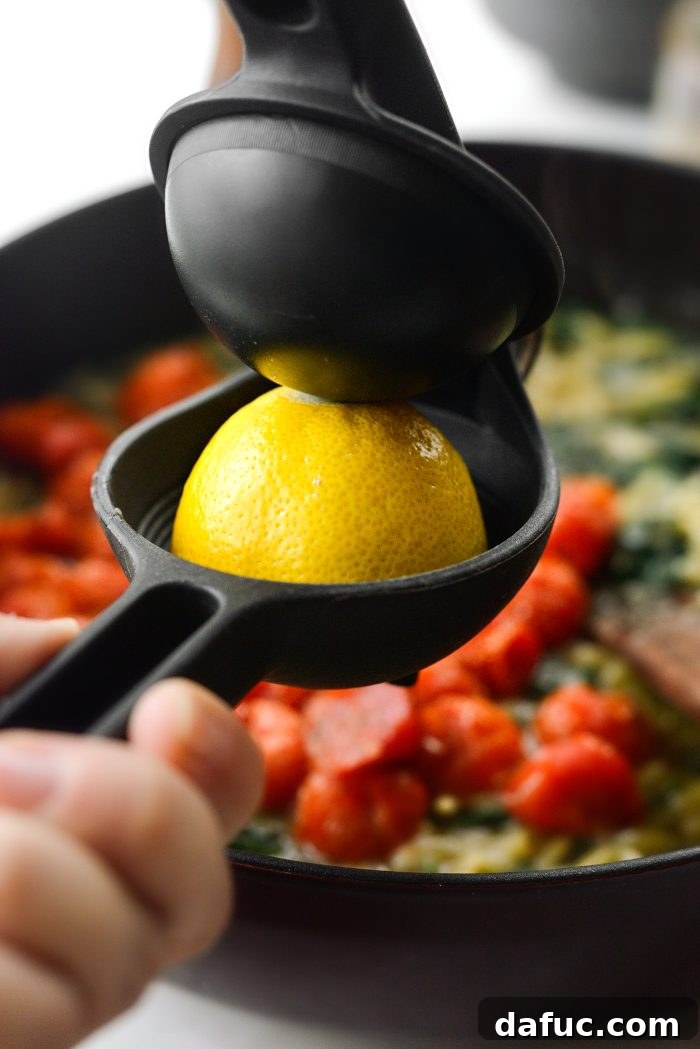 squeeze in lemon juice