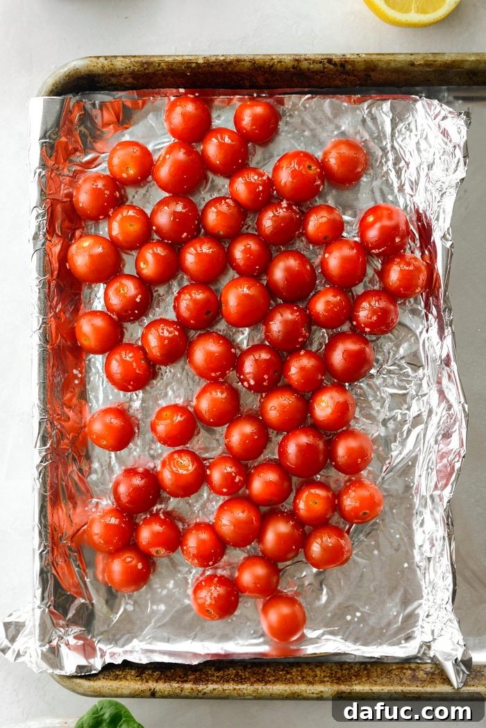 tomatoes, oil and salt