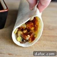 Steak and Egg Breakfast Burritos