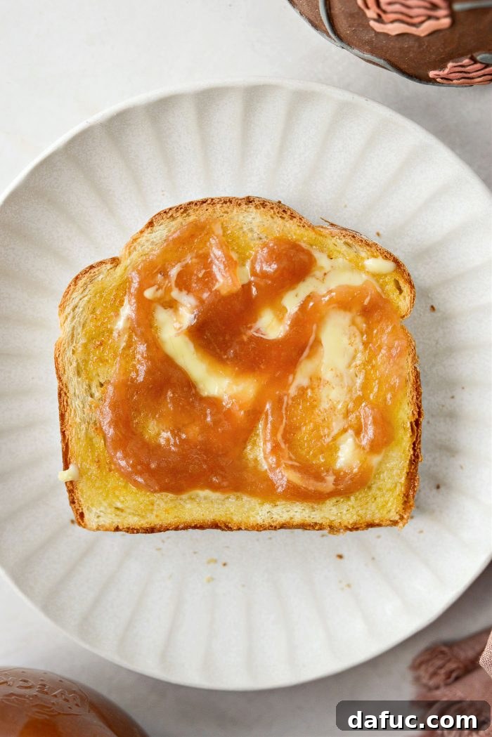 Sweet Tart Rhubarb Jam 15 Rhubarb Jam on toast