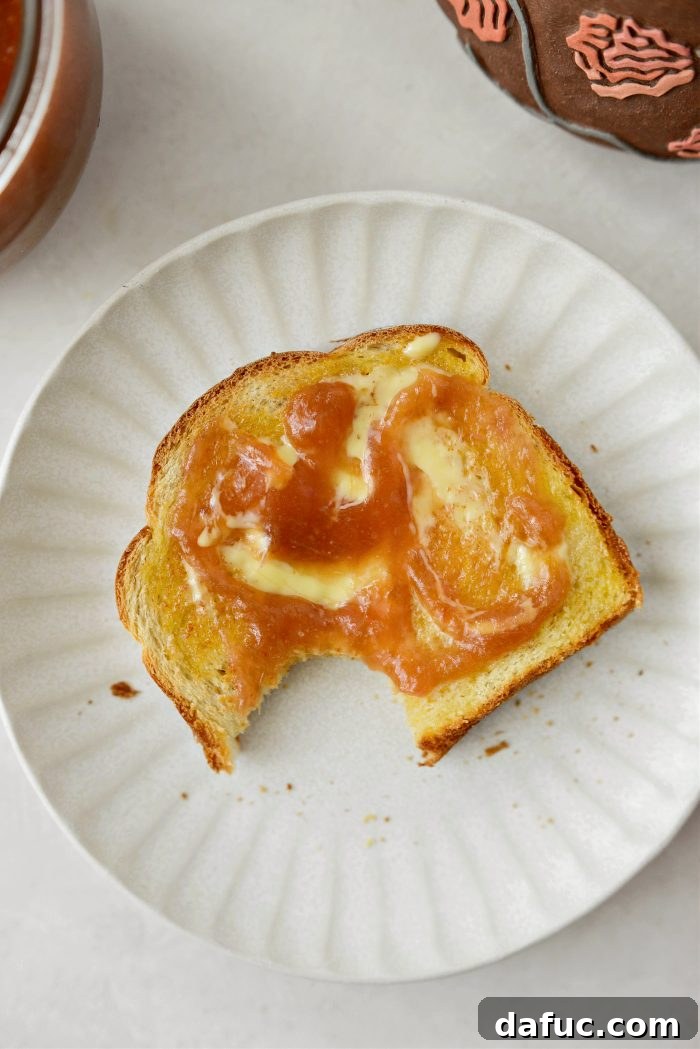 Sweet Tart Rhubarb Jam 17 Rhubarb Jam toast
