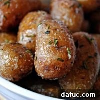 Whole Roasted Garlic Rosemary Potatoes recipe image