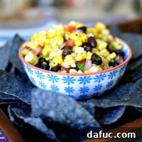 Grilled Corn Black Bean Salsa