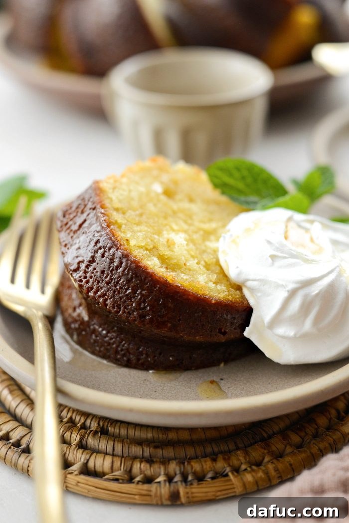Golden Butter Drenched Cake 2 Kentucky Butter Cake, a moist vanilla buttermilk cake