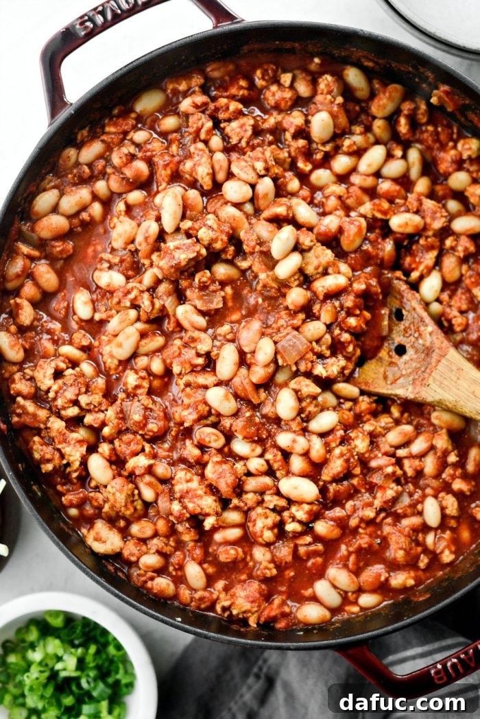 Chipotle White Bean Turkey Chili
