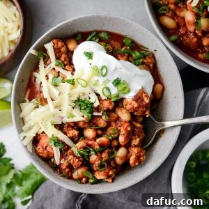 Chipotle White Bean Turkey Chili