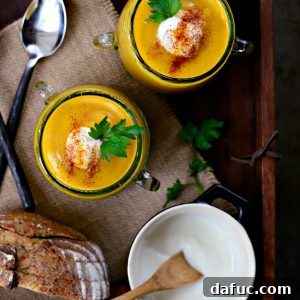 Curried Apple Butternut Squash Soup recipe image