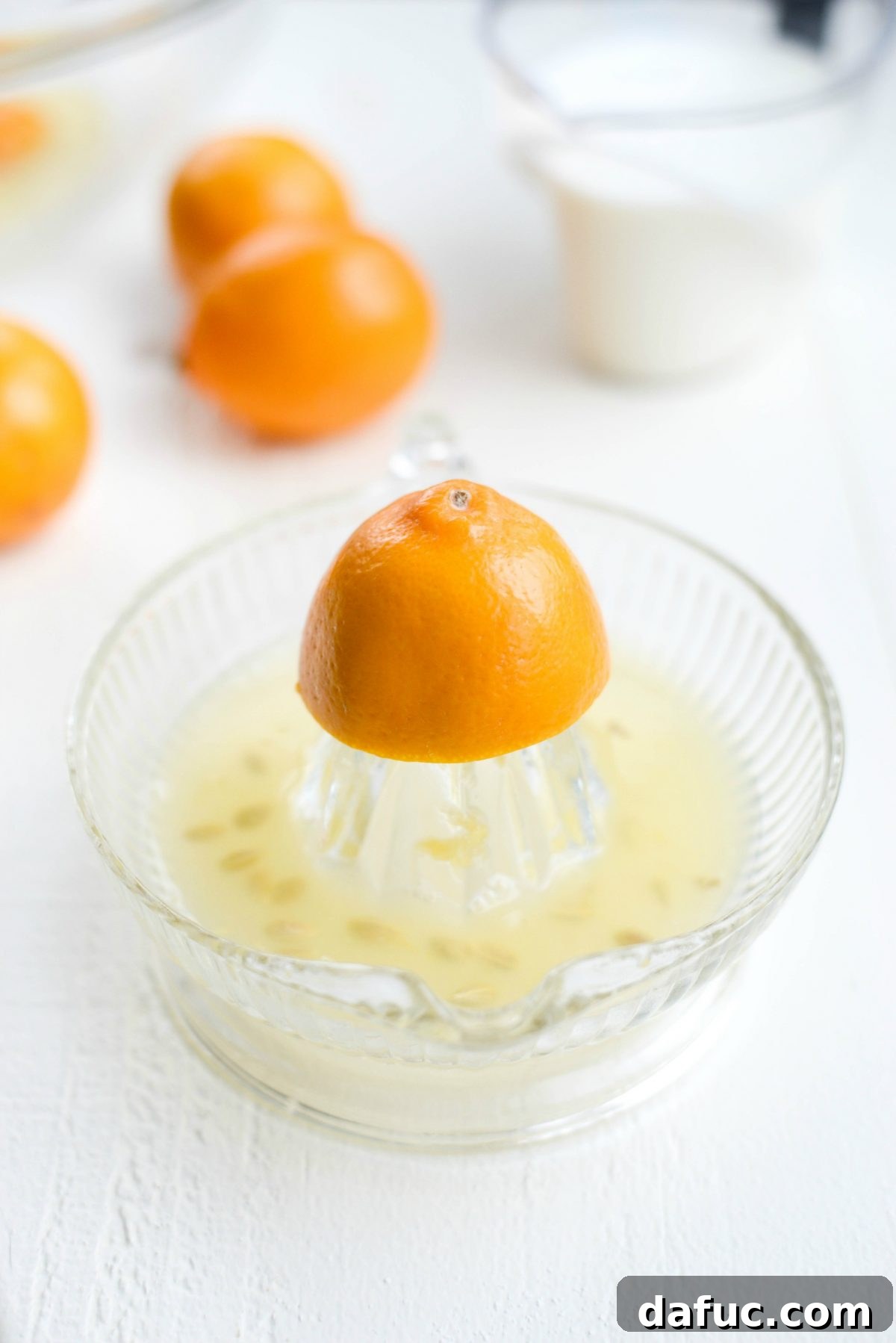 Juicing Meyer Lemons