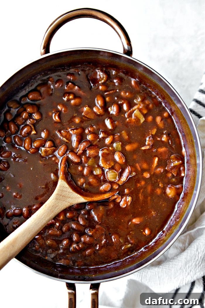 Hearty Homestyle Baked Beans 13 Another shot of delicious Homemade Baked Beans