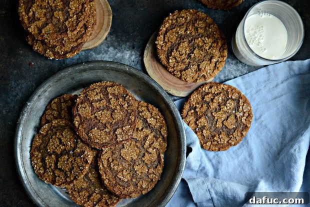 Golden Molasses Chews 2 Delicious brown sugar molasses cookies with a crisp exterior and chewy interior, perfectly spiced.