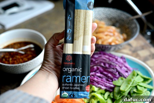 Ramen noodles for stir-fry