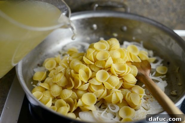 Effortless Skillet Velvety Orecchiette 12 One-Pan Creamy Orecchiette Pasta l SimplyScratch (8)