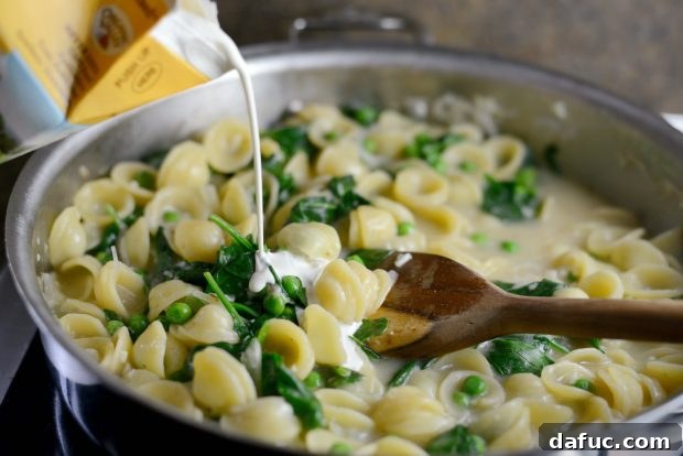 Effortless Skillet Velvety Orecchiette 18 One-Pan Creamy Orecchiette Pasta l SimplyScratch (15)