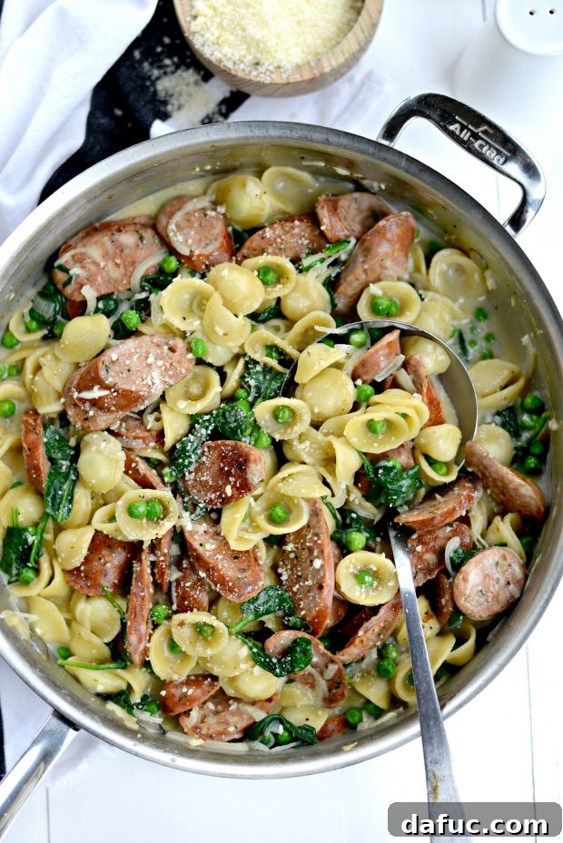 Effortless Skillet Velvety Orecchiette 3 One-Pan Creamy Orecchiette Pasta l SimplyScratch (17)