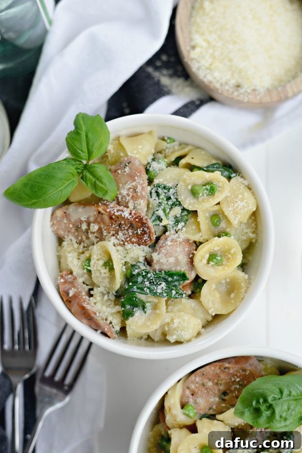 Effortless Skillet Velvety Orecchiette 23 One-Pan Creamy Orecchiette Pasta l SimplyScratch (21)