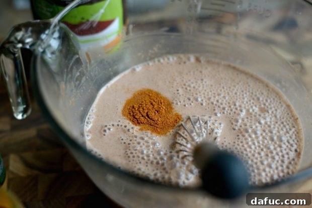 Cool Cocoa Bliss 13 Whisking the ingredients together in a measuring cup