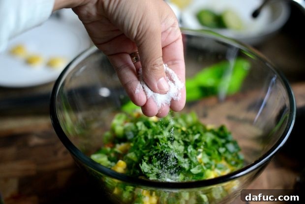 Pinch of sugar added to balance flavors