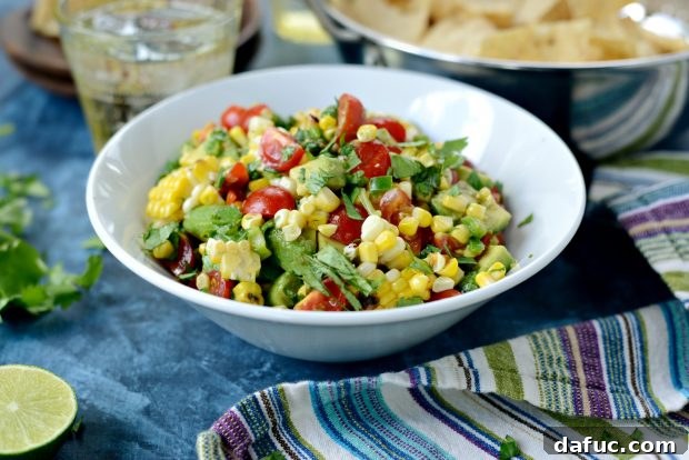 Diced avocado ready to be added to the salsa