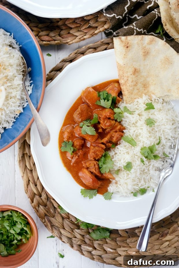 The Ultimate Chicken Tikka Masala 3 Close-up of vibrant Chicken Tikka Masala in a bowl