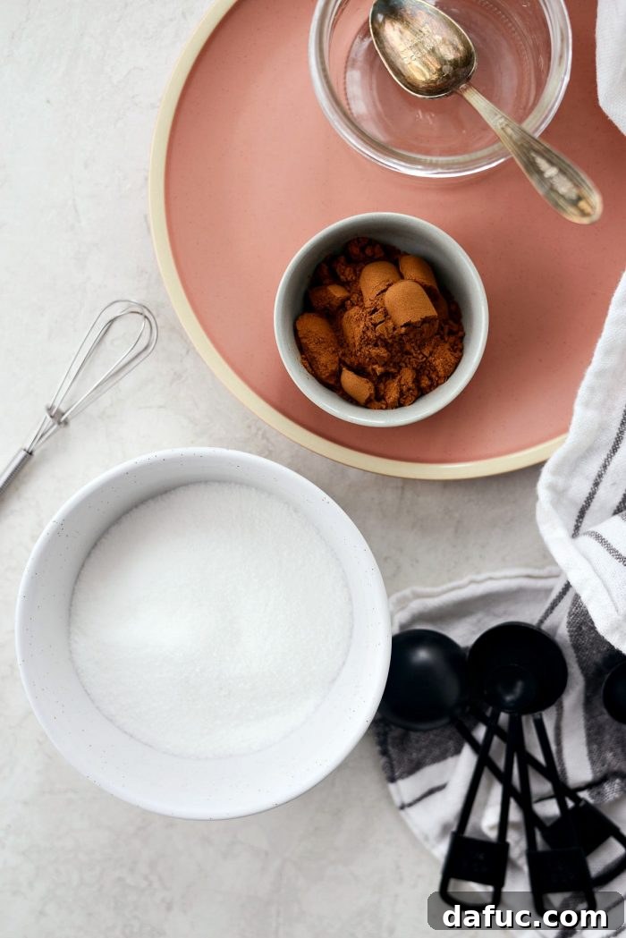 Preparing Homemade Cinnamon Sugar - A simple step-by-step guide to the best cinnamon sugar recipe. Simply Scratch, easy recipe.
