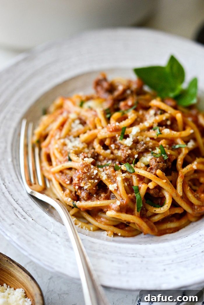 Effortless One-Pan Spaghetti 3 One Pot Spaghetti