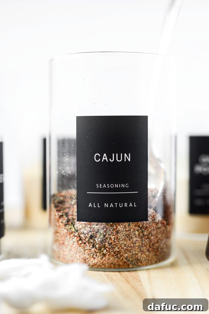 Craft Your Own Cajun Spice Blend 7 Several Jars of Homemade Cajun Seasoning