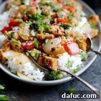 Spicy Ginger Sesame Chicken Stir-Fry