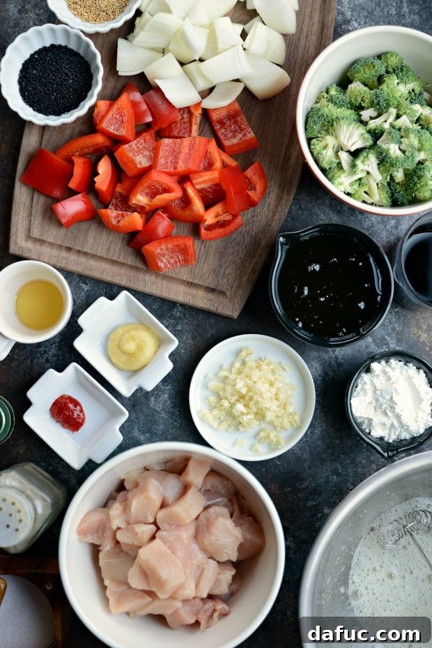 Zesty Ginger Sesame Chicken Stir-Fry 4 Ingredients for spicy ginger sesame chicken stir-fry