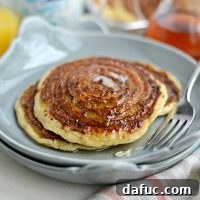 Cinnamon Swirl Pancakes