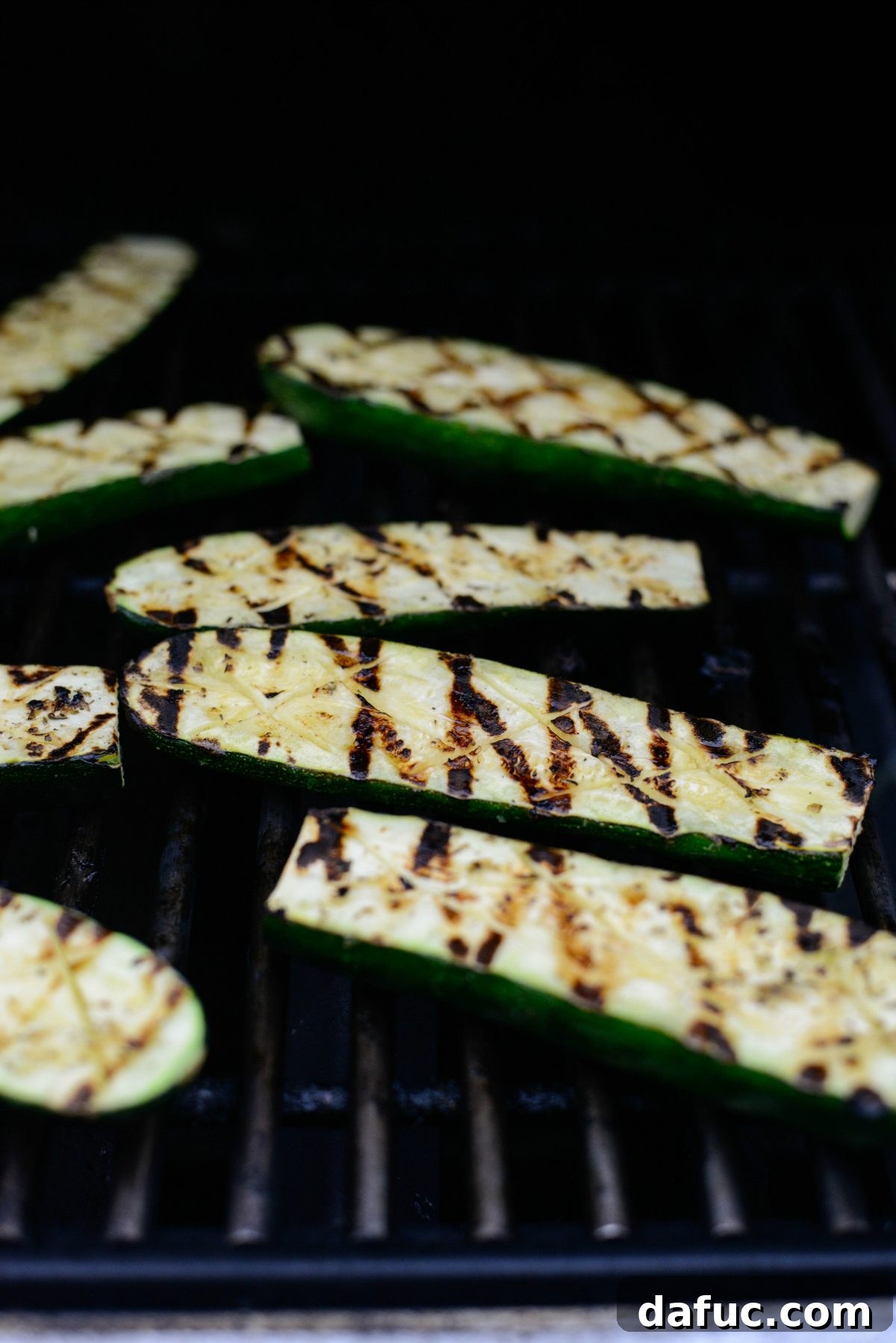 Charred Zucchini with Zesty Lemon, Garlic, and Parmesan 13 turn and continue grilling