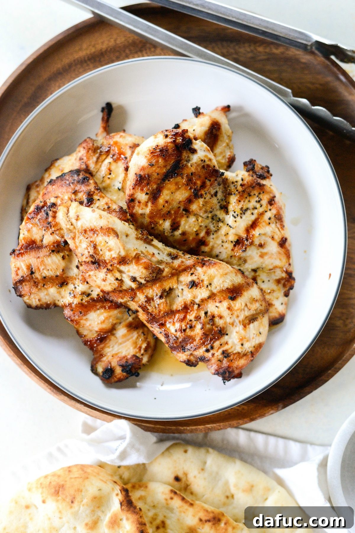 Zesty Grilled Caesar Chicken Pizza 5 grilled chicken