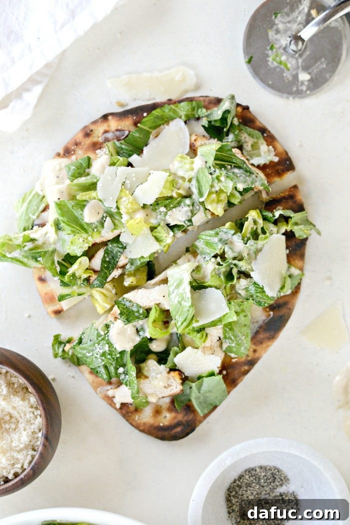 Zesty Grilled Caesar Chicken Pizza 10 Grilled Chicken Caesar Pizza