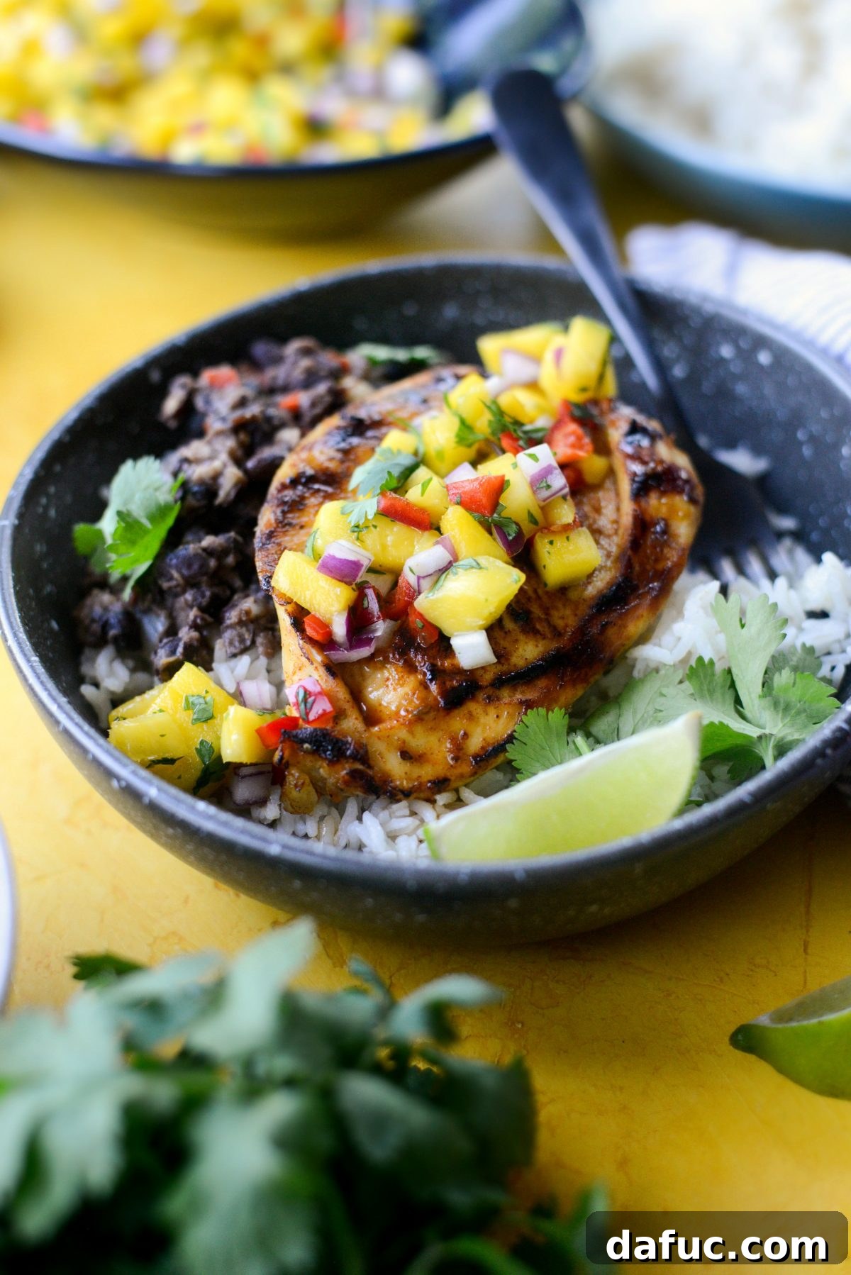 Mojo-Kissed Grilled Chicken with Vibrant Mango Salsa 14 Delicious Grilled Cuban Mojo Chicken
