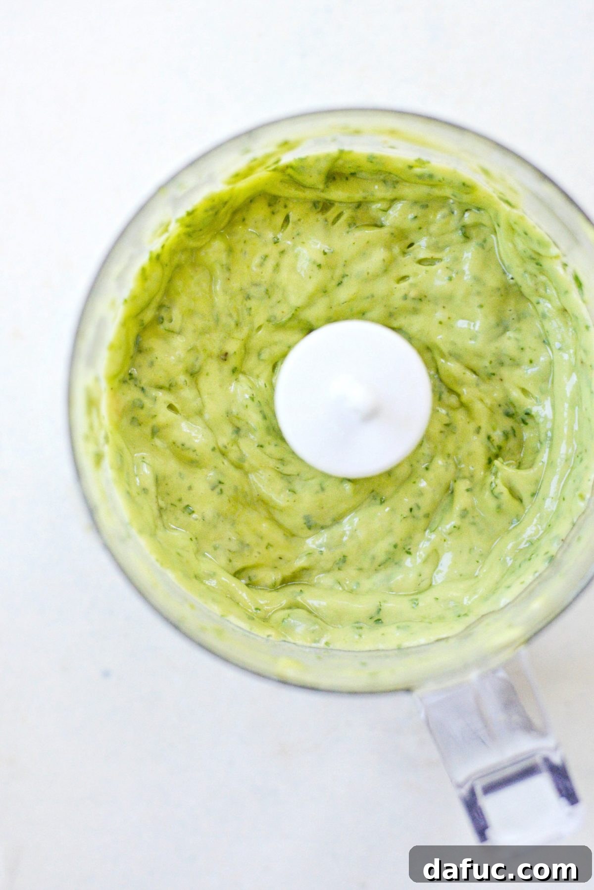 Vibrant Fajita Chicken Quinoa Prep Bowls 8 Ingredients for creamy avocado cilantro lime dressing in a food processor