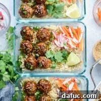 Maple Sriracha Glazed Meatballs l SimplyScratch.com