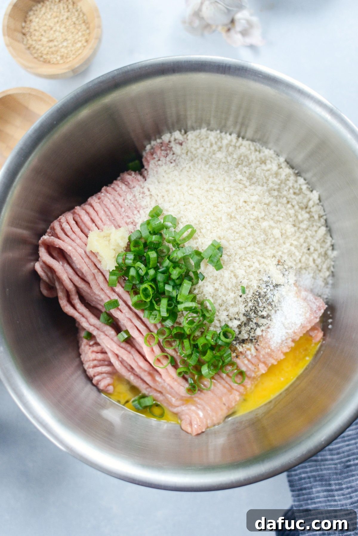 Whisked Maple Sriracha Glaze in a bowl