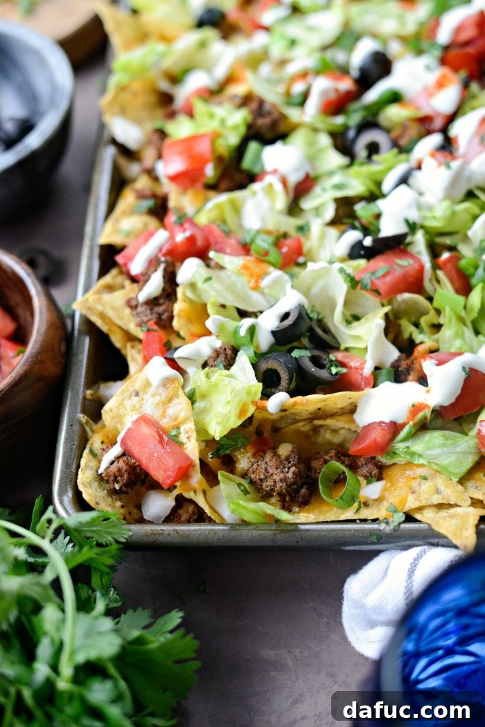 Ultimate Taco Nachos 3 Loaded Taco Nachos
