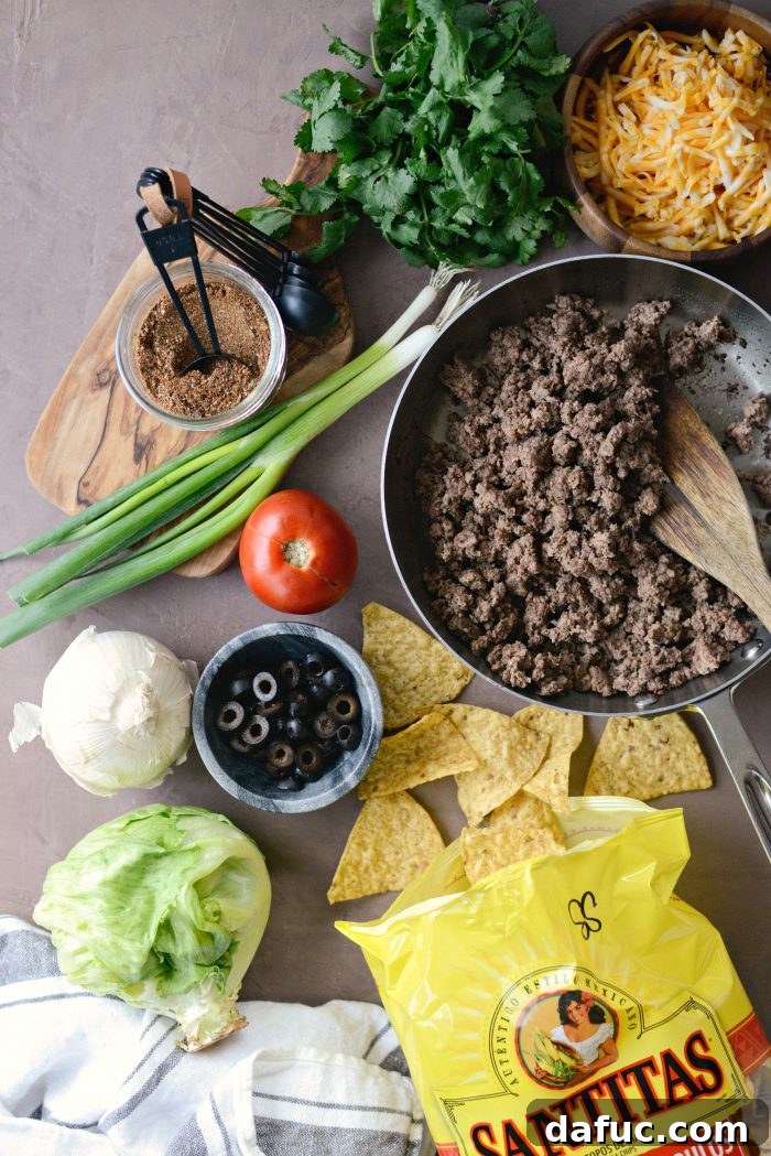 Ultimate Taco Nachos 4 Loaded Taco Nachos ingredients